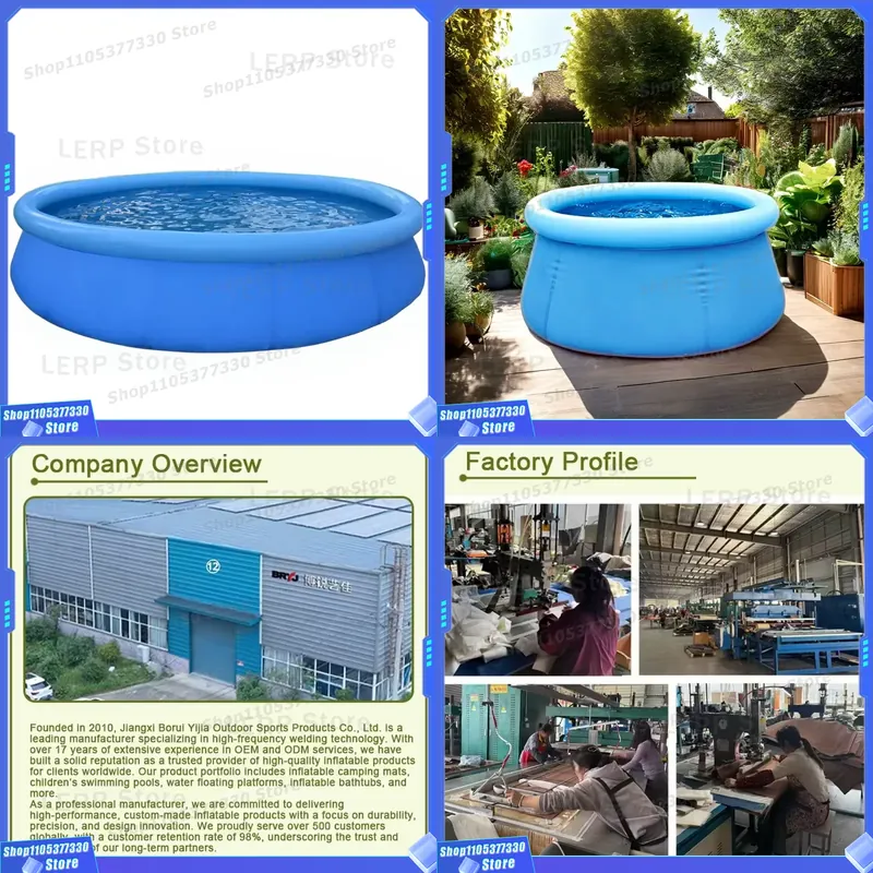 Kids Outdoor Garden Toys - Kolam Renang PVC Besar 3,0m X