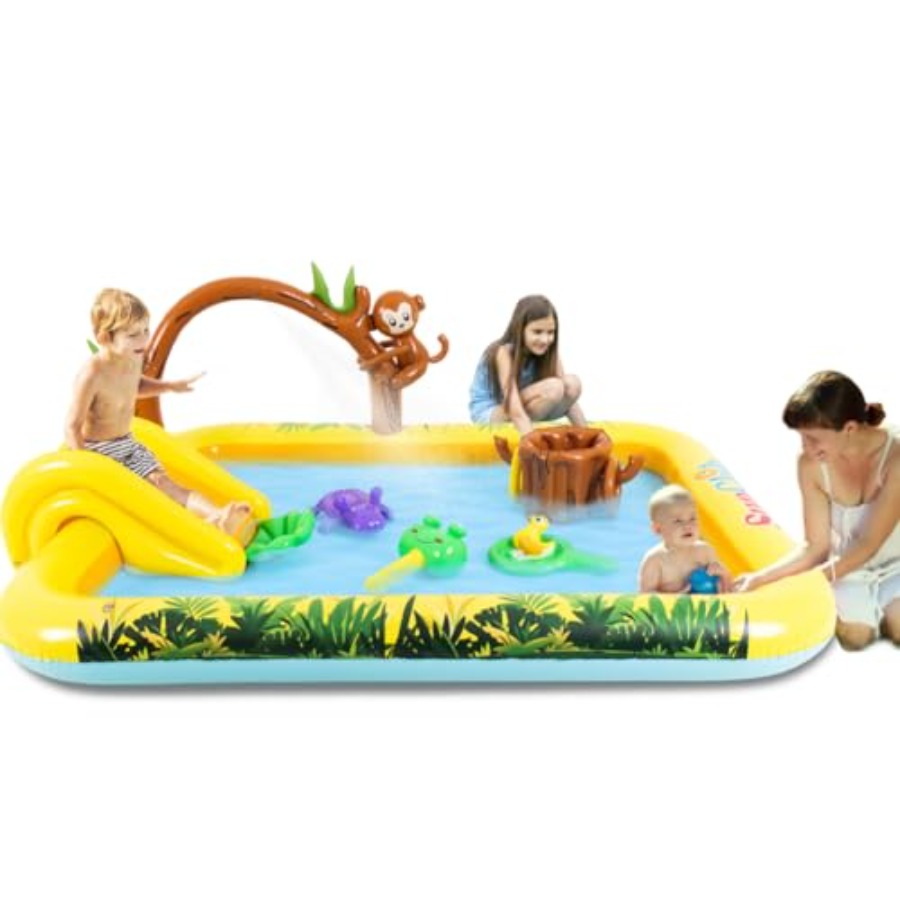Kids Outdoor Garden Toys - Pusat bermain hewan hutan tiup untuk