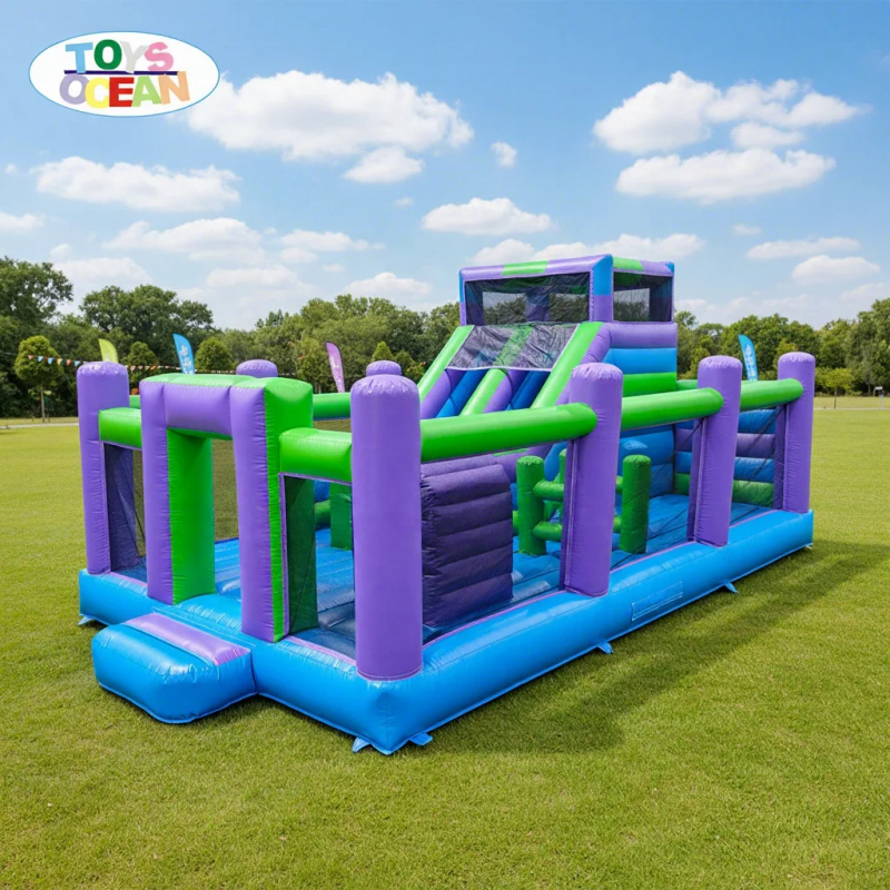 Kids Outdoor Slide - Wahana Bermain Tiup Komersial Luar Ruangan