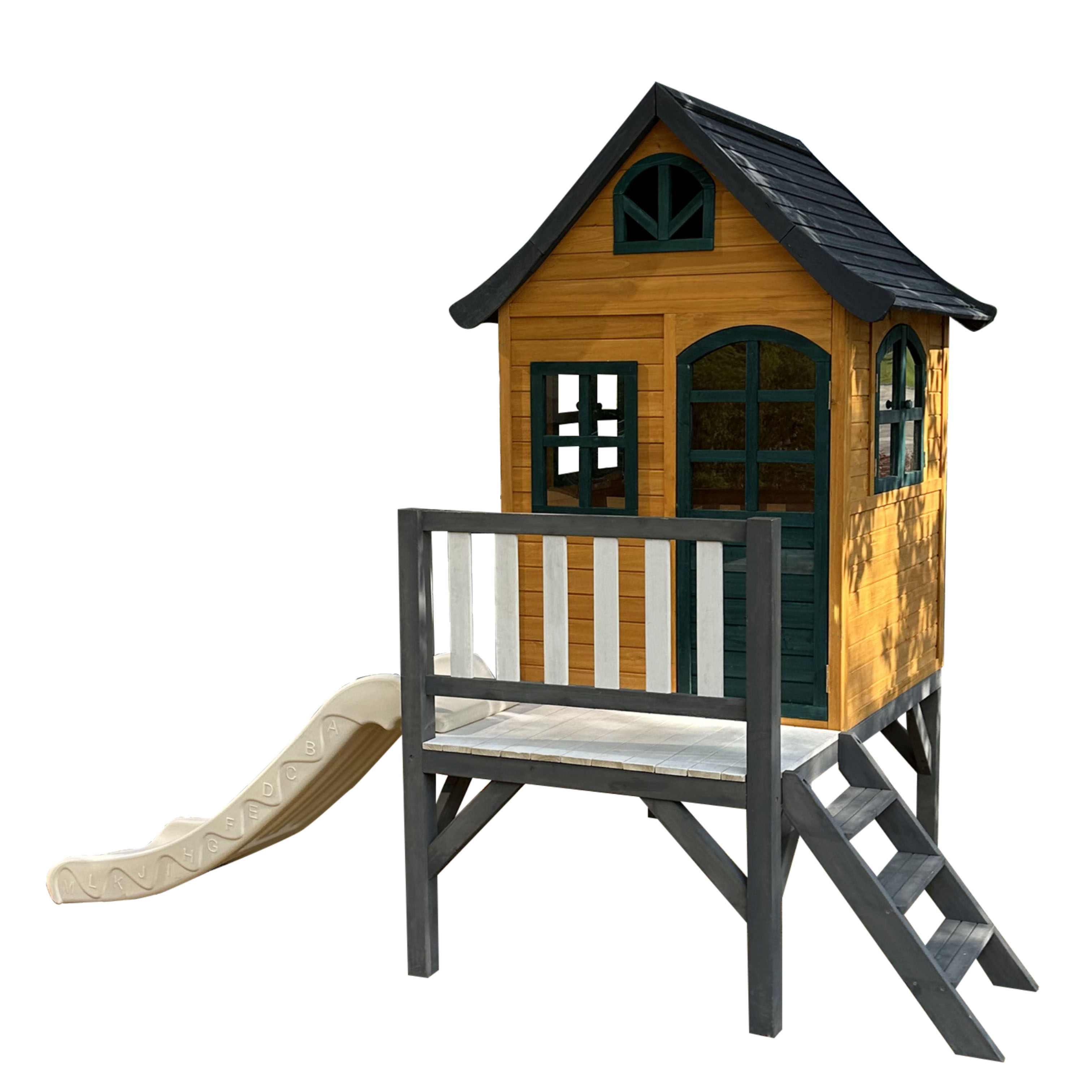 Kids Outdoor Treehouse - Perosotan besar luar ruangan, rumah bermain