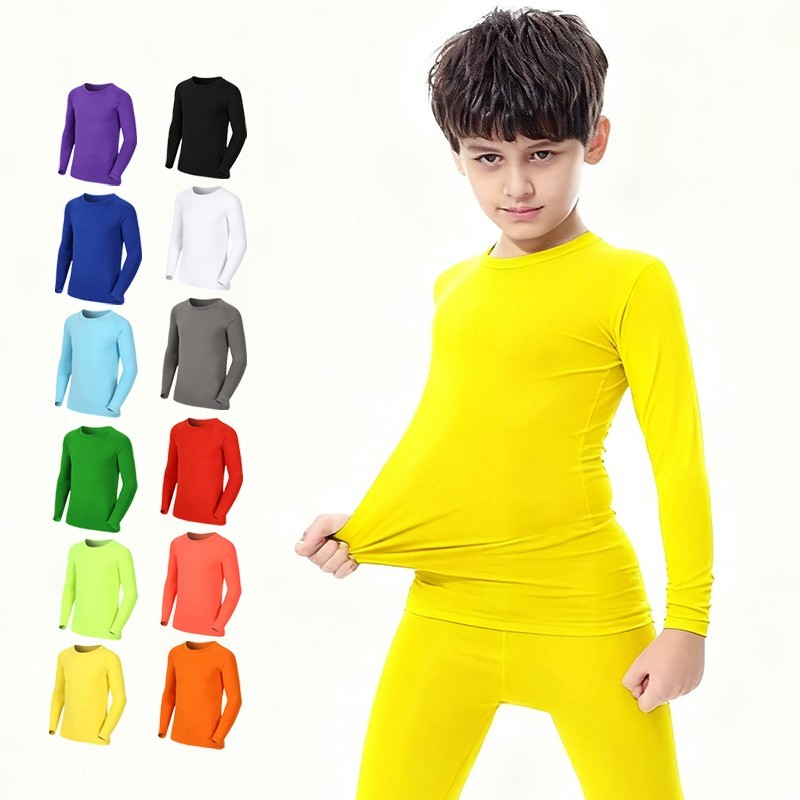 Kids Outdoor Outfit - Kaus Panjang Lari Anak Laki-laki Perempuan