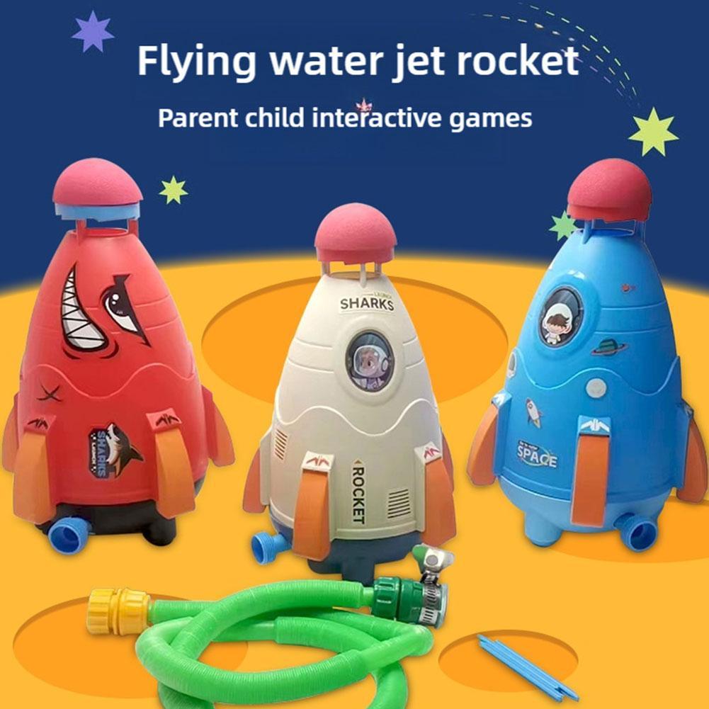 Kids Outdoor Garden Toys - Mainan Peluncur Roket Penyiram Air Roket