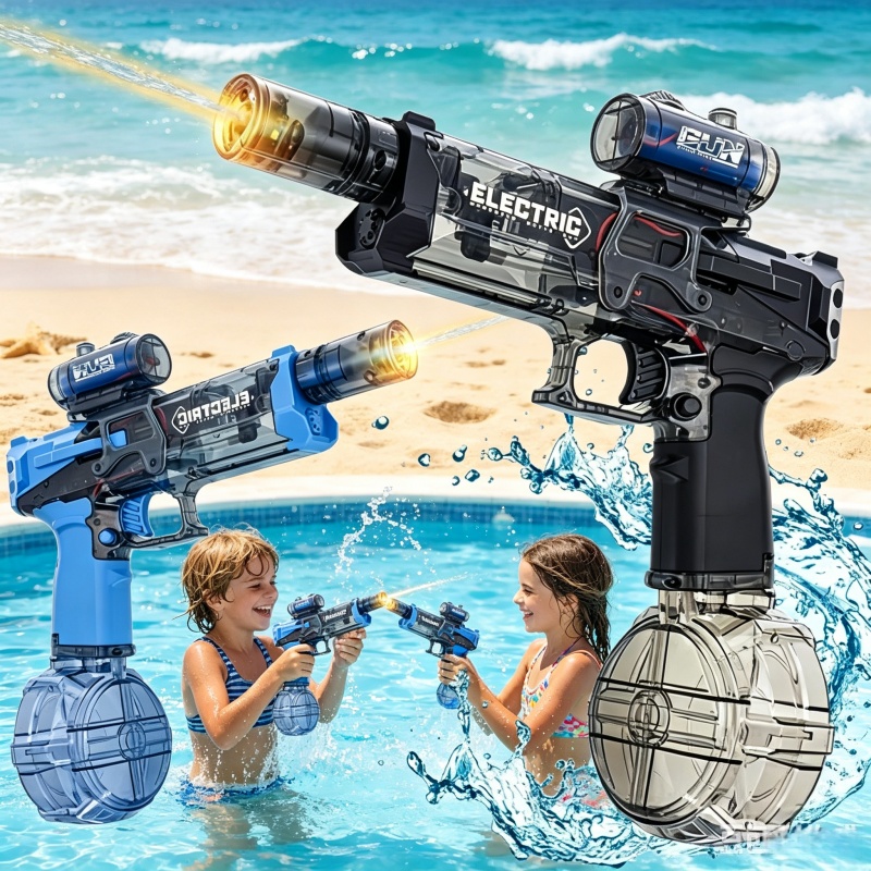 Kids Outdoor Water Play - Pistol Air Listrik Tembak Terus-Menerus untuk