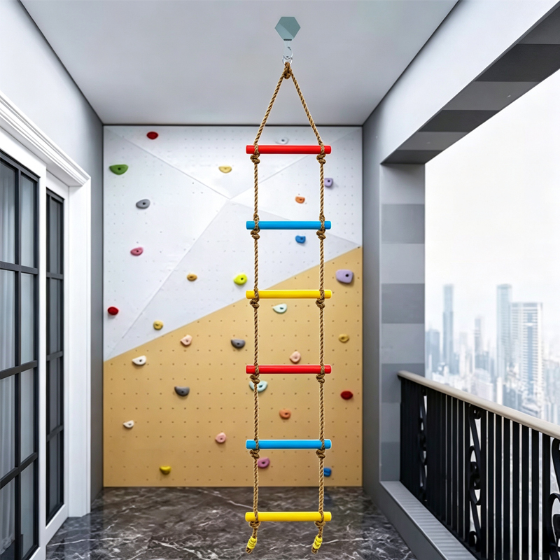 Kids Outdoor Treehouse - Tangga Tali Panjat untuk Anak-anak, untuk