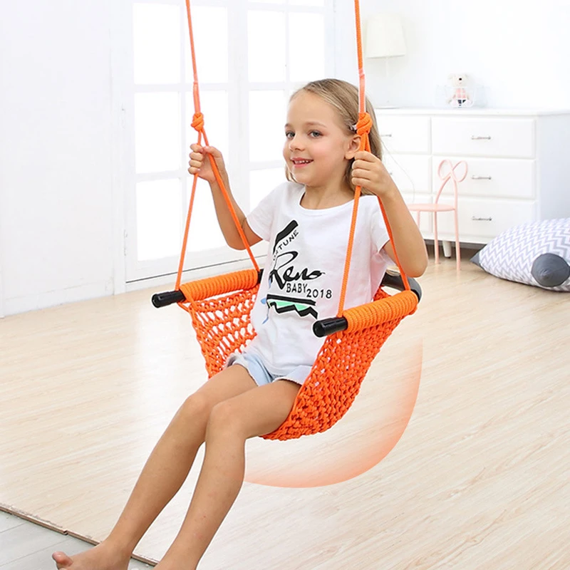 Kids Outdoor Nest Swing - Ayunan Sarang Hammock Anak-anak, Mainan Tenun