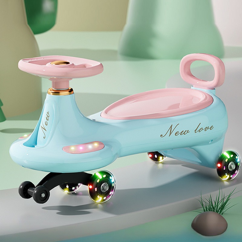 Kids Outdoor Play Equipment - Mobil Goyang Anak Lucu Anti-Tip dengan
