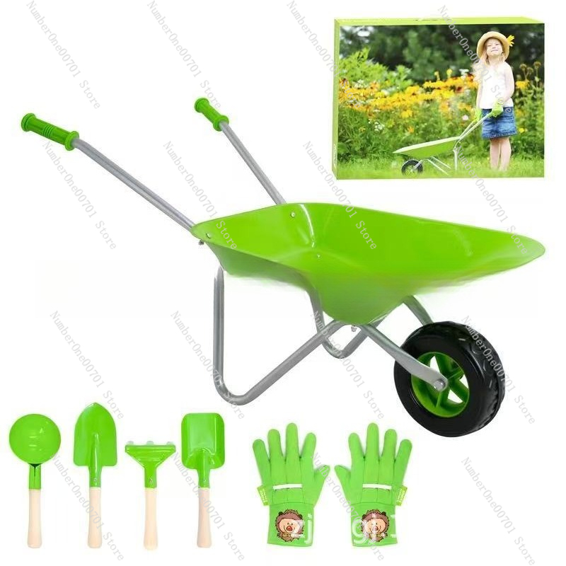 Kids Outdoor Garden Toys - Gerobak Dorong Anak untuk Luar Ruangan,