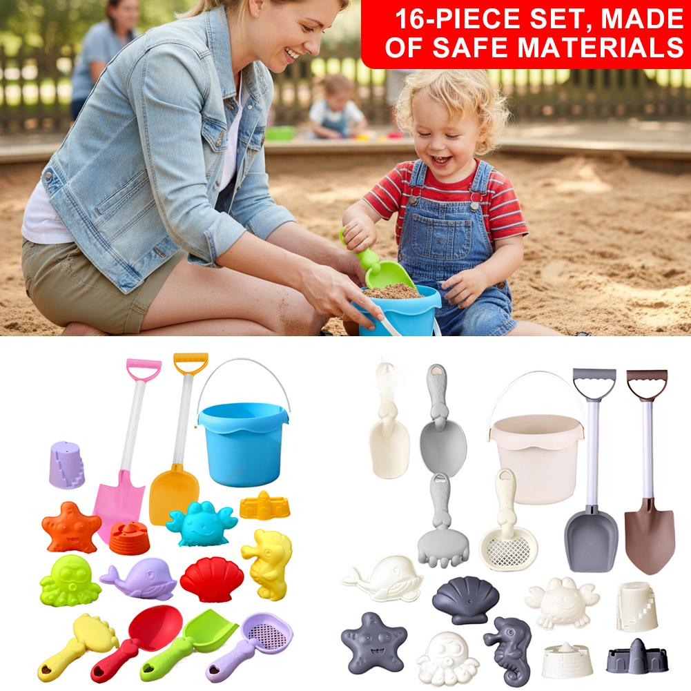 Kids Outdoor Outfit - Set Mainan Pantai Mini: Sekop, Ember