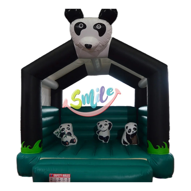 Kids Outdoor Jumping - Kastil Lompat Tiup Panda 13FT untuk