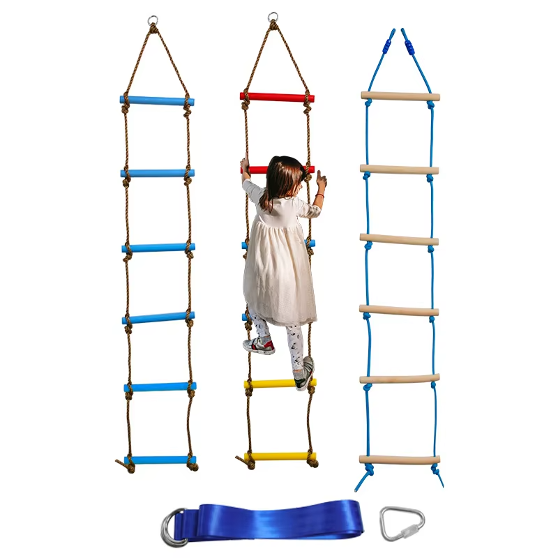 Kids Outdoor Treehouse - Tangga Panjat 6,6 kaki untuk Anak-anak,