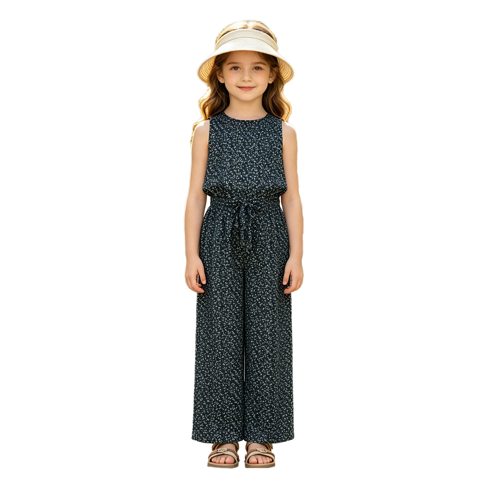 Jumpsuit Kasual Anak Perempuan - Kids Outdoor Outfit ulasan dan harga