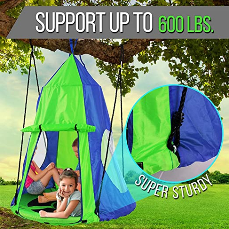 Anak-anak Kursi Gantung Tenda  - Kids Outdoor Nest Swing ulasan dan harga
