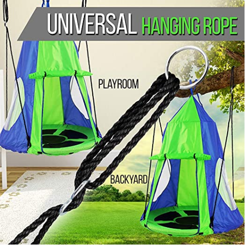 Anak-anak Kursi Gantung Tenda  - Kids Outdoor Nest Swing ulasan dan harga