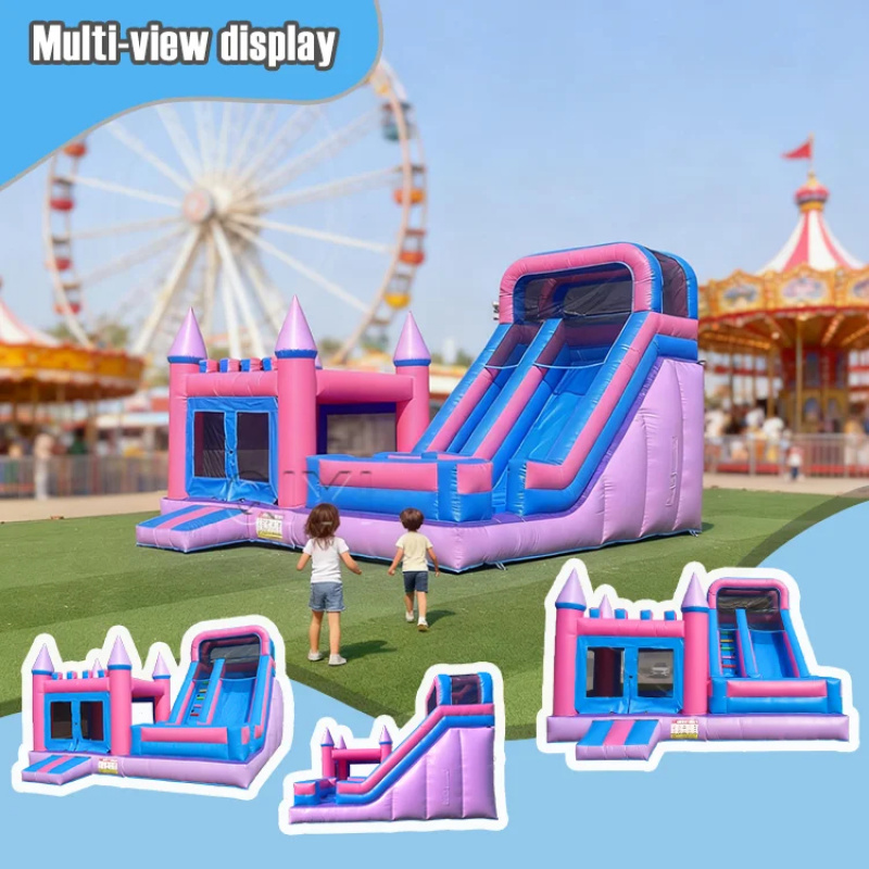 Rumah Loncat Komersial Warna-w - Kids Outdoor Slide ulasan dan harga