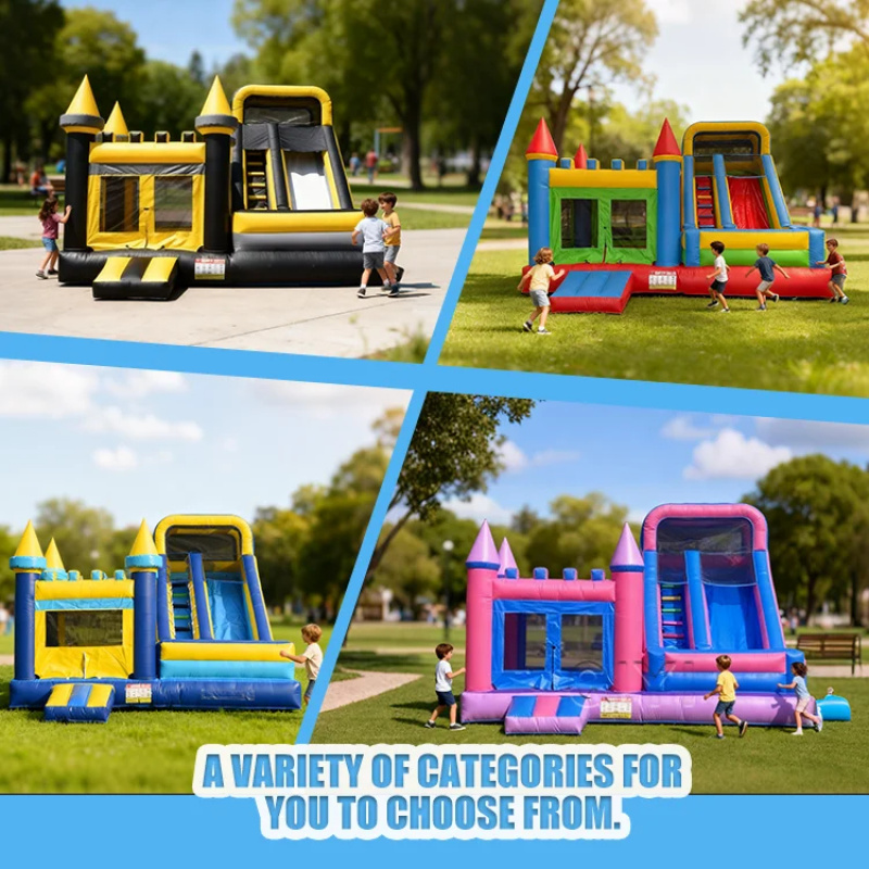Rumah Loncat Komersial Warna-w - Kids Outdoor Slide ulasan dan harga
