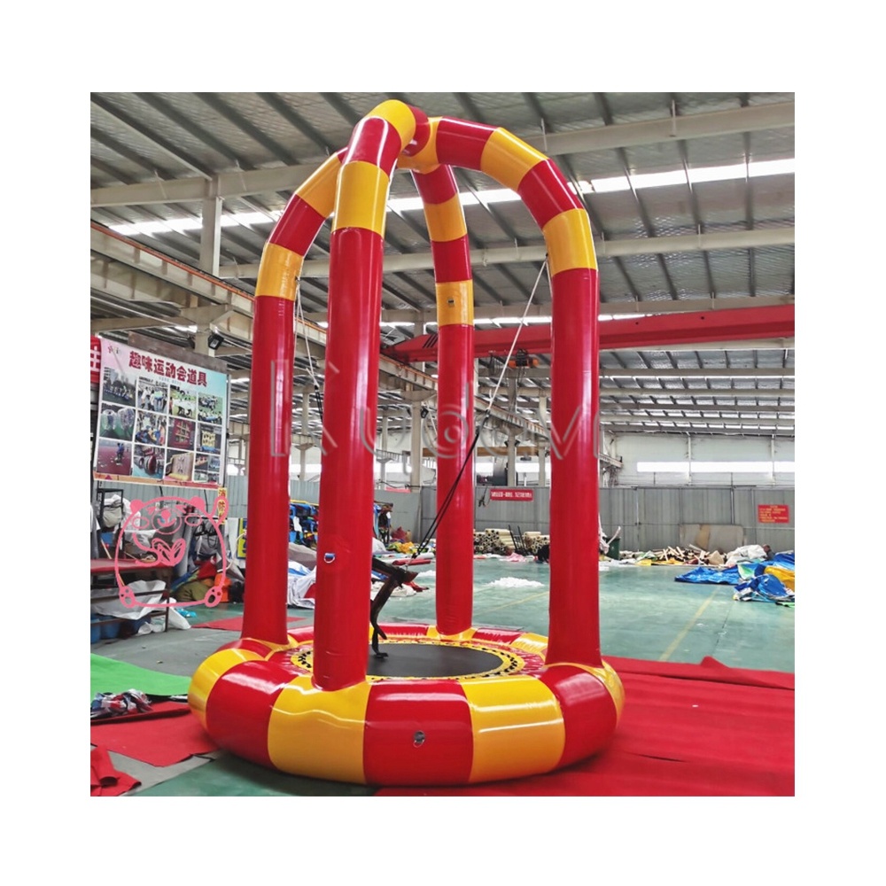 Taman Trampolin Mini Komersial - Kids Outdoor Jumping ulasan dan harga
