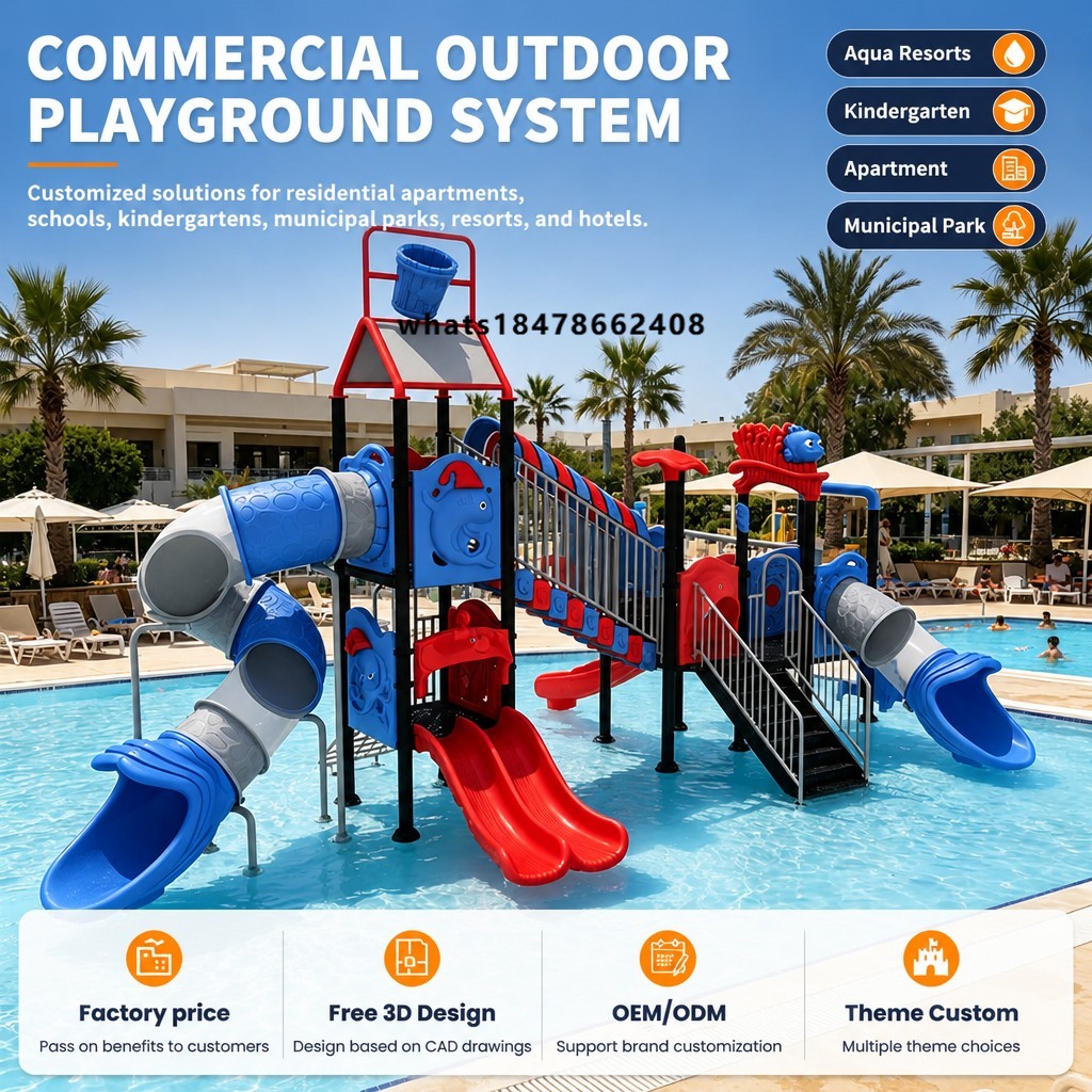 Perlengkapan Taman Air Luar Ru - Kids Outdoor Slide ulasan dan harga