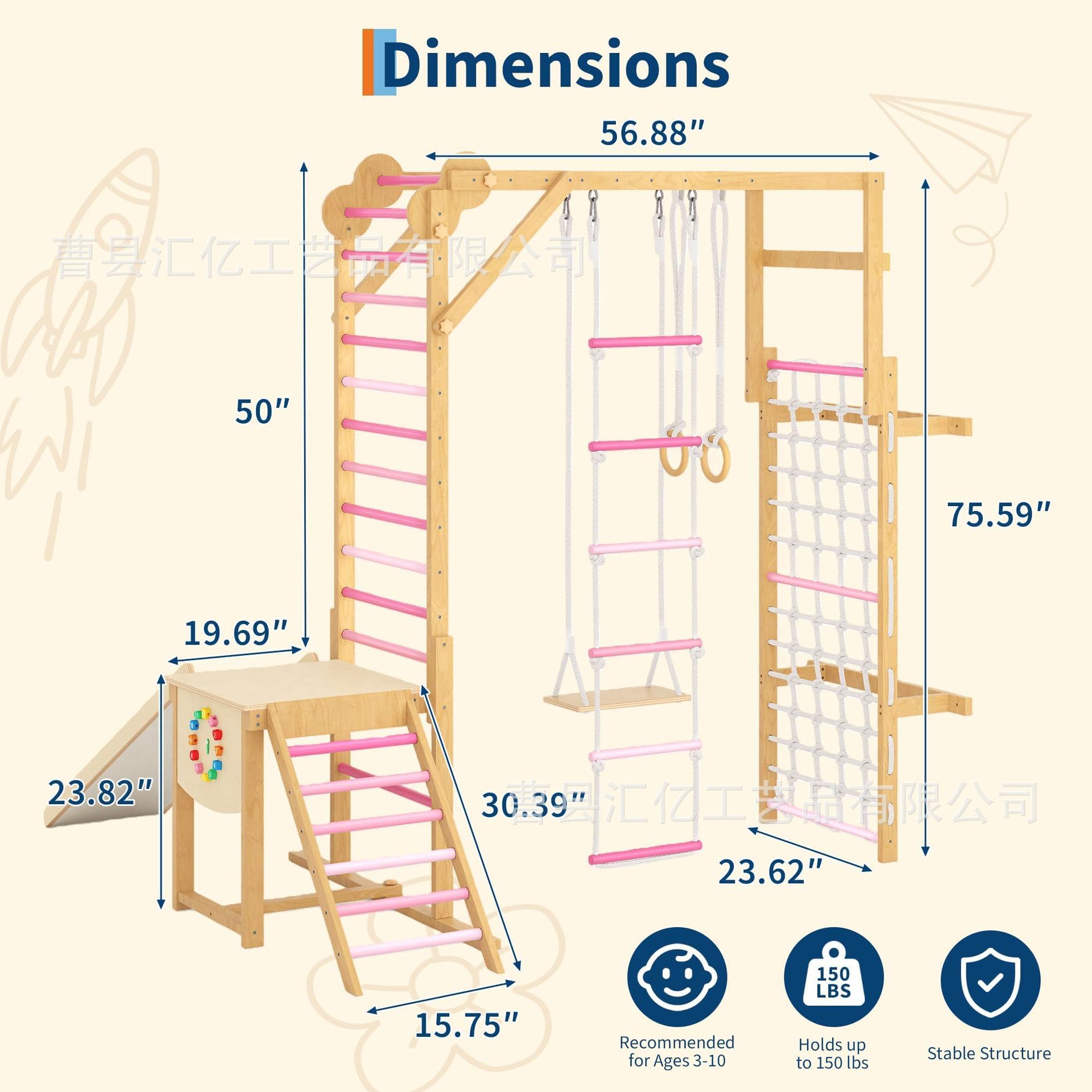 Mainan Kebugaran Fisik Anak da - Kids Outdoor Treehouse ulasan dan harga
