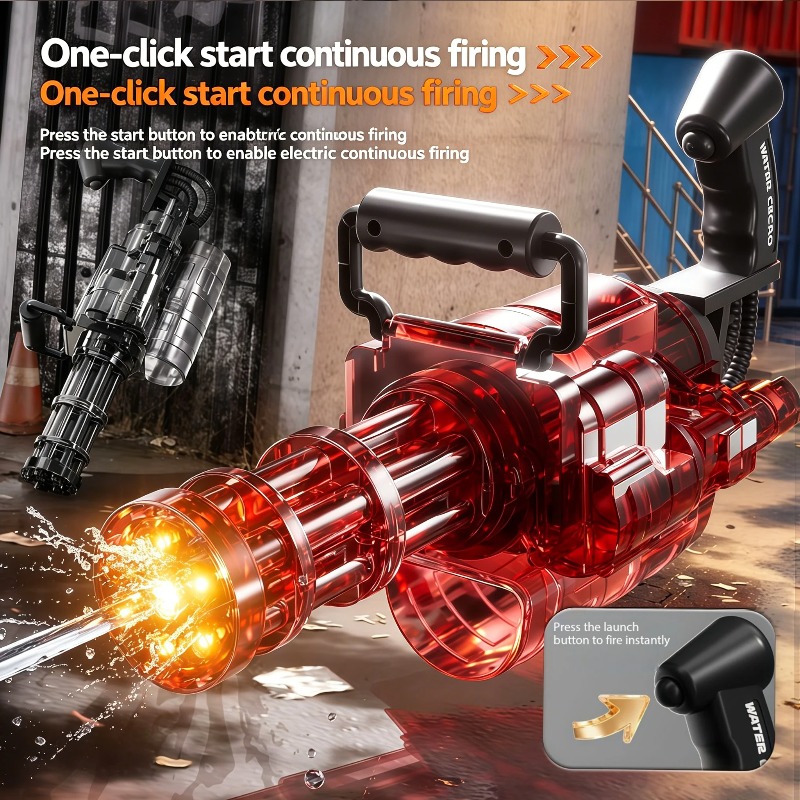 Senapan Air Gatling Otomatis B - Kids Outdoor Water Play ulasan dan harga