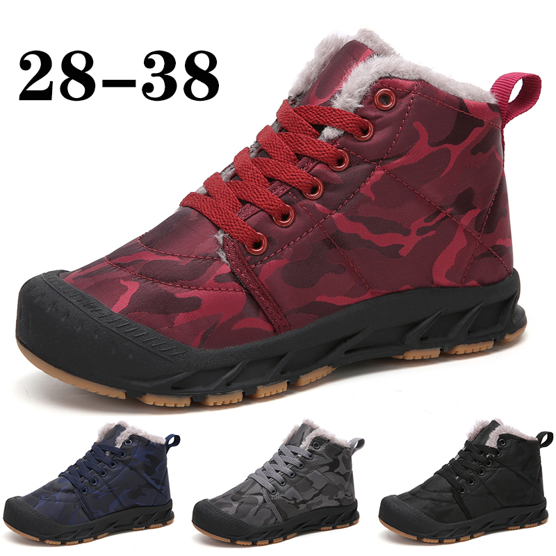 Sepatu Bot Salju Tebal Berbaha - Kids Outdoor Boots ulasan dan harga