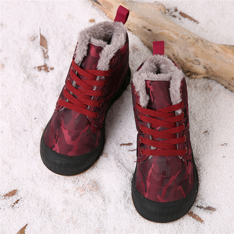 Sepatu Bot Salju Tebal Berbaha - Kids Outdoor Boots ulasan dan harga