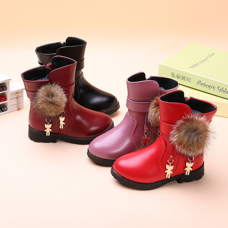 Sepatu Bot Salju Hangat Anti-S - Kids Outdoor Zipline ulasan dan harga