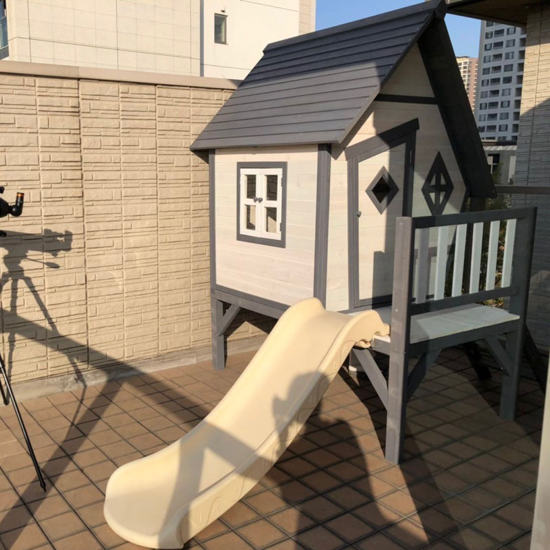 Rumah bermain anak, rumah poho - Kids Outdoor Treehouse ulasan dan harga