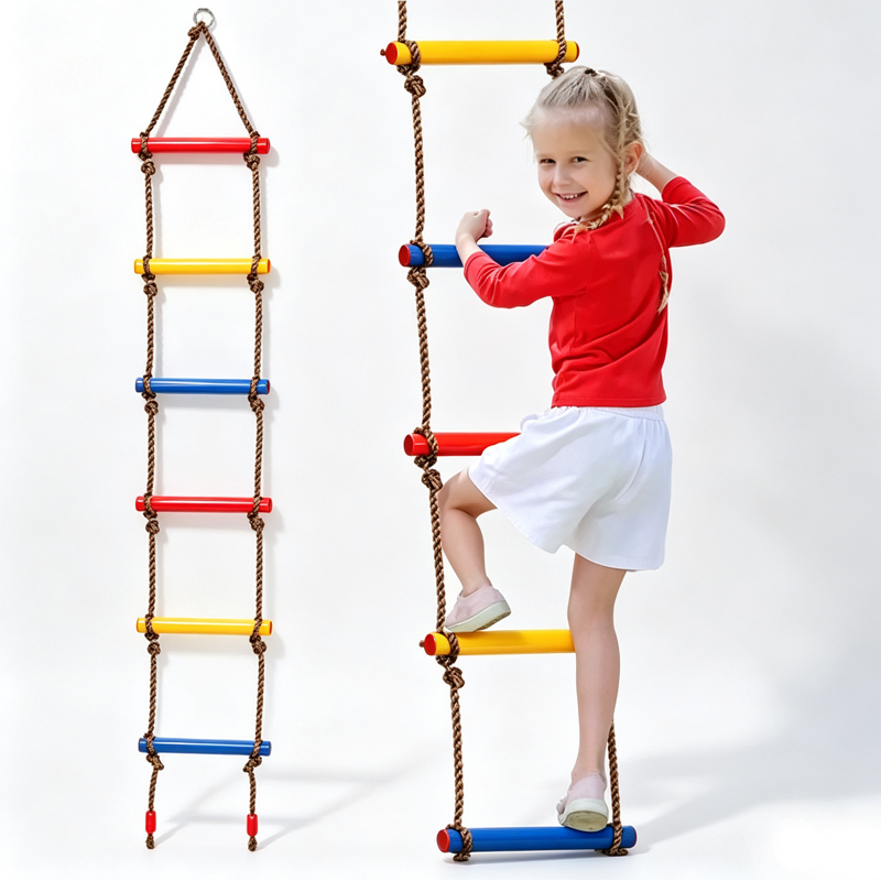 Tangga Tali Panjat untuk Anak- - Kids Outdoor Treehouse ulasan dan harga