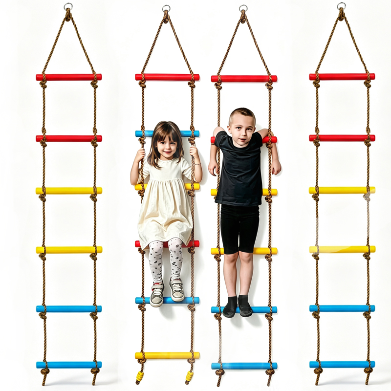 Tangga Tali Panjat untuk Anak- - Kids Outdoor Treehouse ulasan dan harga