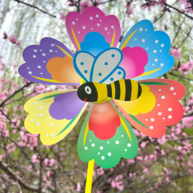 1 Buah Kincir Angin Genggam Be - Kids Outdoor Garden Toys ulasan dan harga