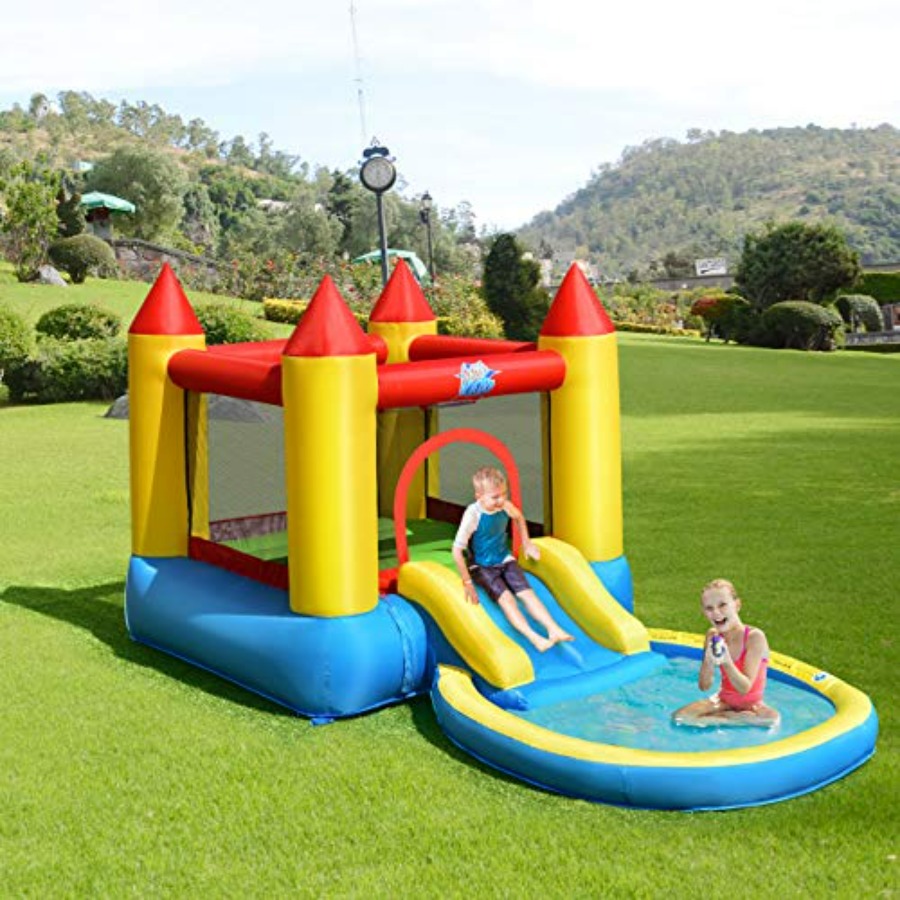 Rumah mainan tiup untuk anak u - Kids Outdoor Jumping ulasan dan harga