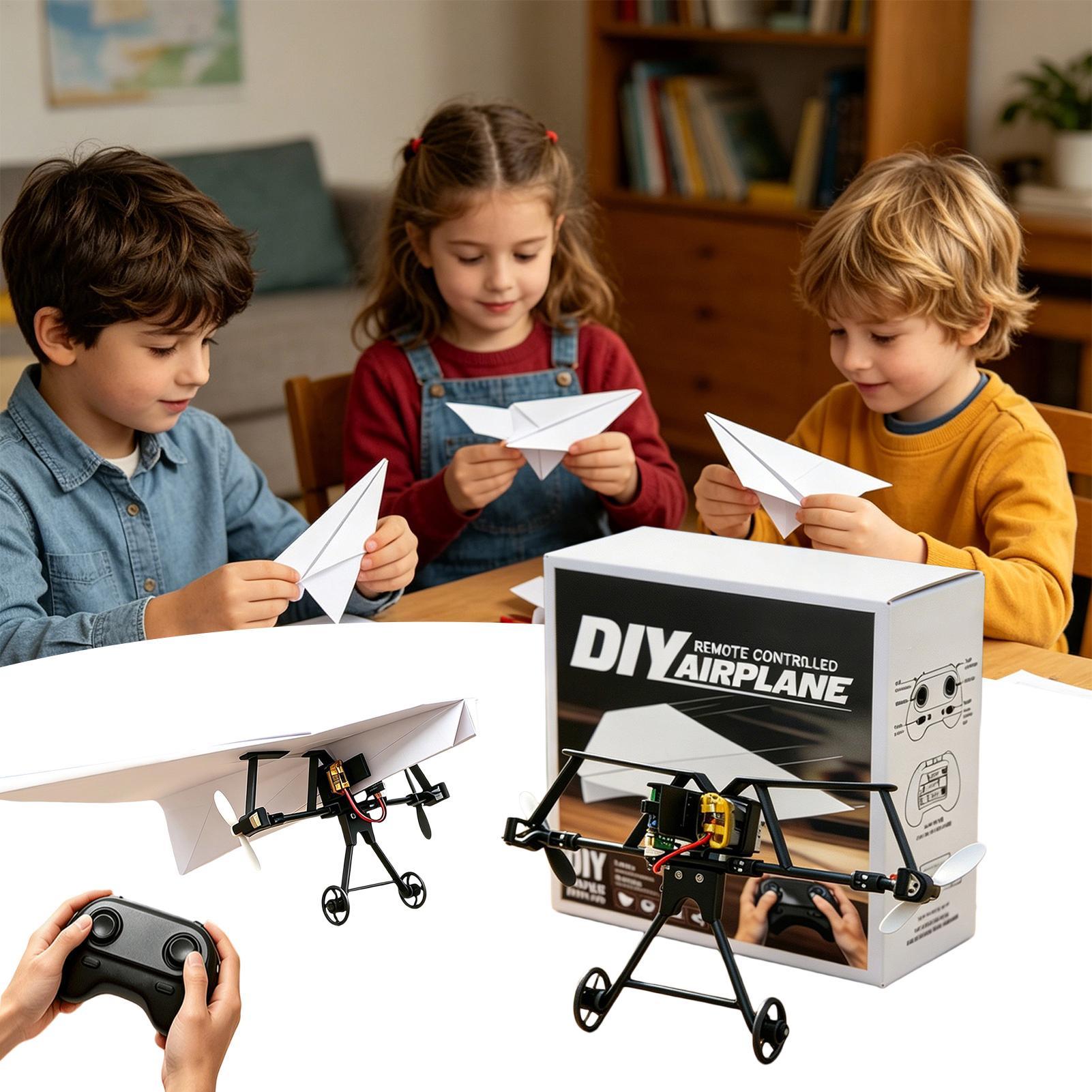 Kit Pesawat Kertas RC DIY Main - Kids Outdoor Play Equipment ulasan dan harga