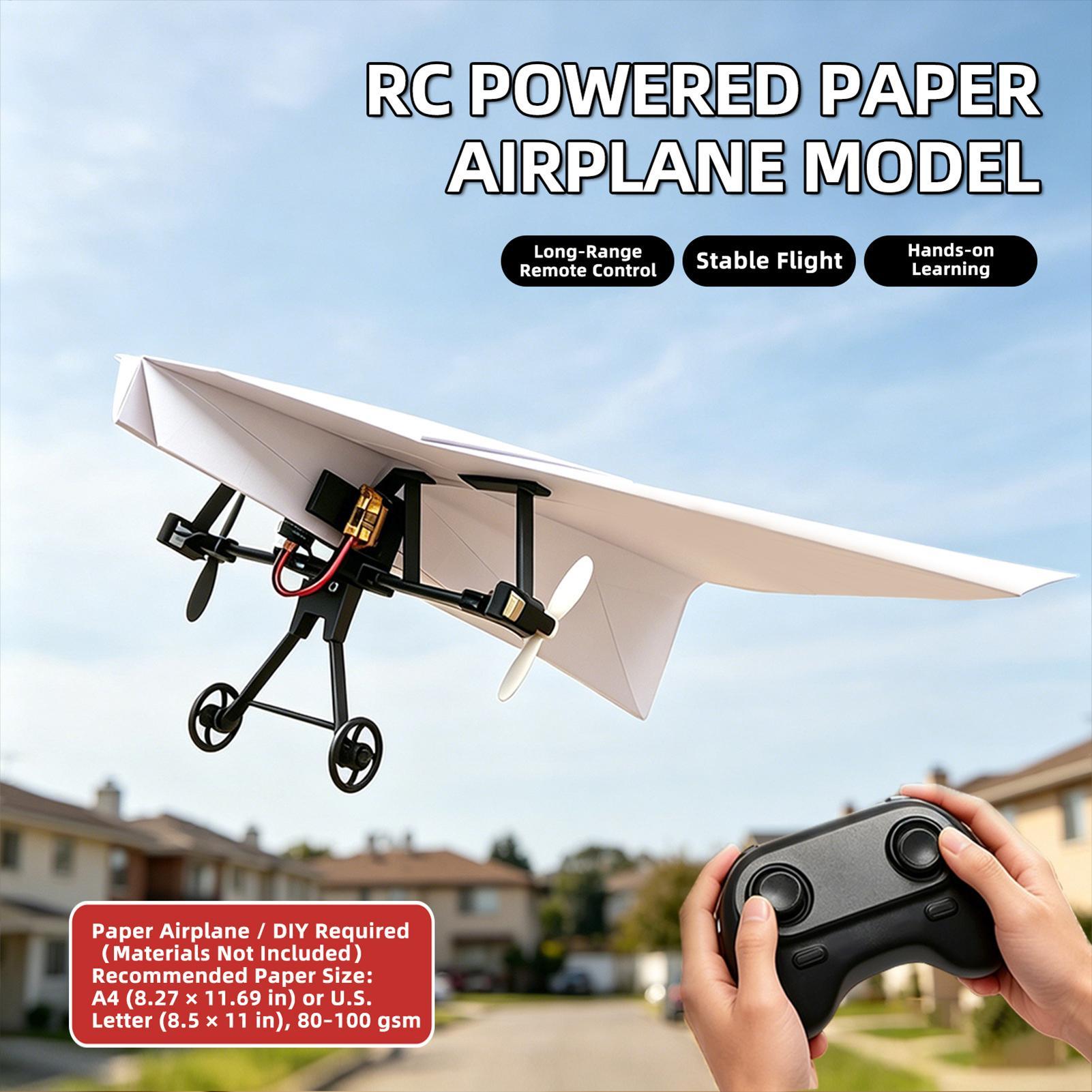 Kit Pesawat Kertas RC DIY Main - Kids Outdoor Play Equipment ulasan dan harga