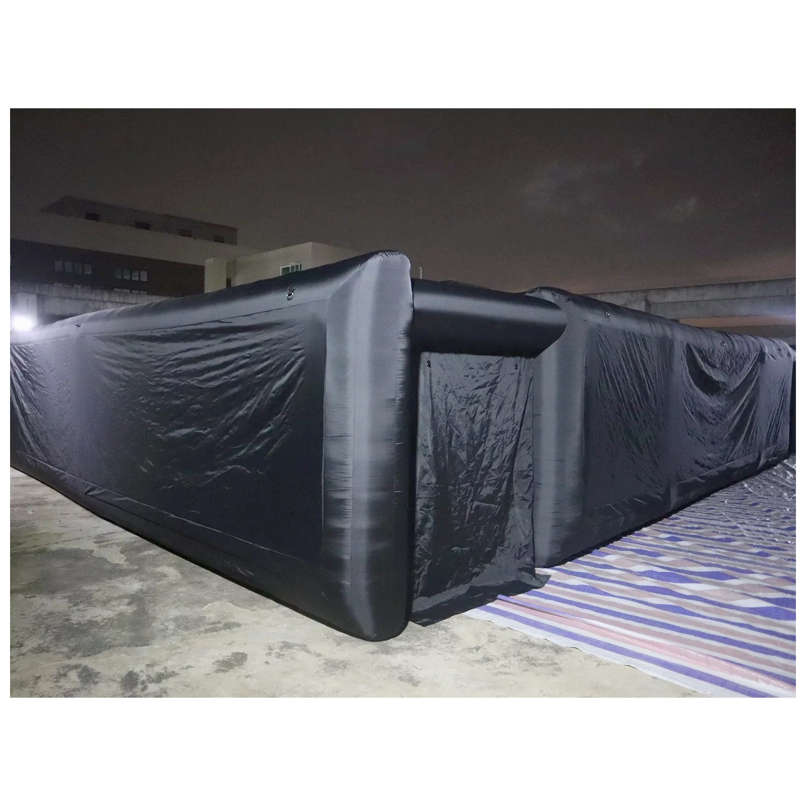 Labirin Tiup Hitam Polos Ukura - Kids Outdoor Games For Party ulasan dan harga
