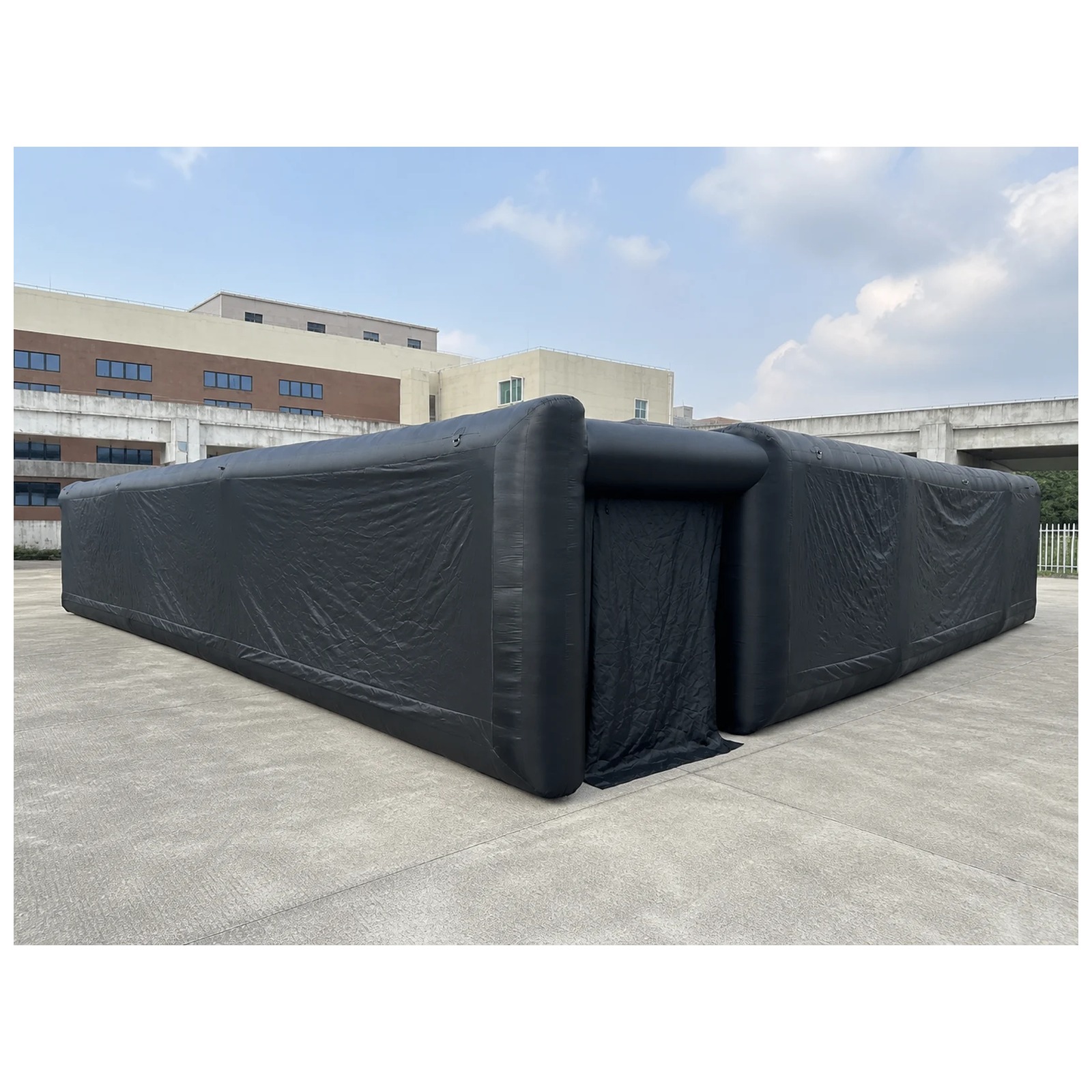 Labirin Tiup Hitam Polos Ukura - Kids Outdoor Games For Party ulasan dan harga