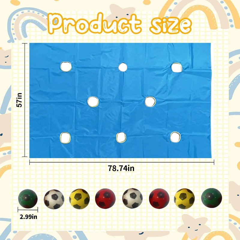 1 Buah Permainan Terpal Lubang - Kids Outdoor Games For Party ulasan dan harga