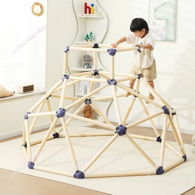 Kubah taman bermain plastik un - Kids Outdoor Climbing Dome ulasan dan harga