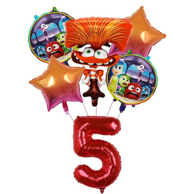 6 Buah Set Balon Inside Out2 B - Kids Outdoor Outfit ulasan dan harga