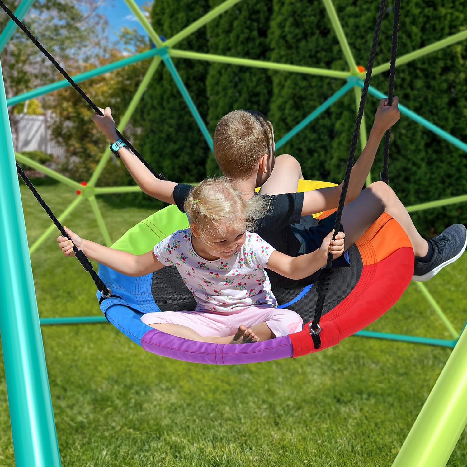 Set Ayunan Kubah Panjat 10 kak - Kids Outdoor Climbing Dome ulasan dan harga