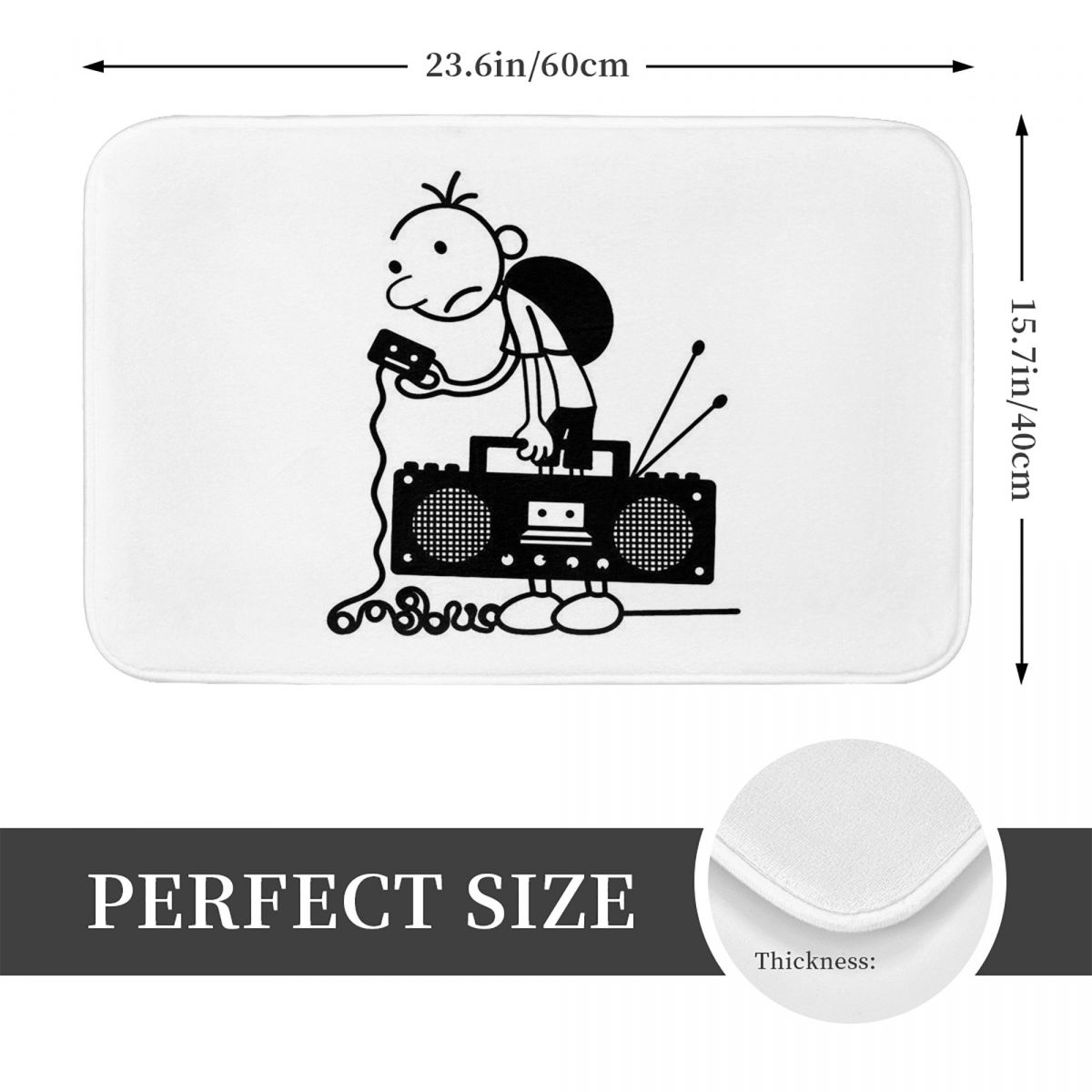 Diary Of A Wimpy Kid Group Kes - Kids Outdoor Mat Waterproof ulasan dan harga