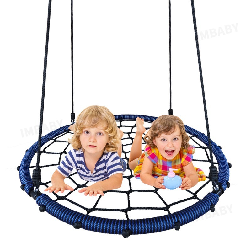 IMBABY Ayunan Jaring Bulat 100 - Kids Outdoor Nest Swing ulasan dan harga