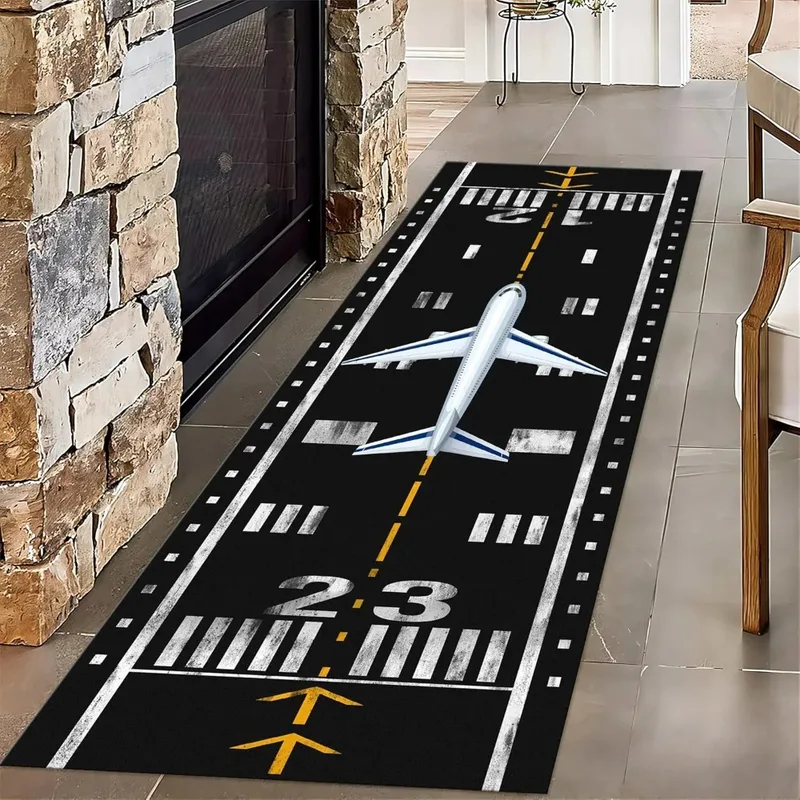 Karpet Pelari Motif Landasan P - Kids Outdoor Mat Waterproof ulasan dan harga