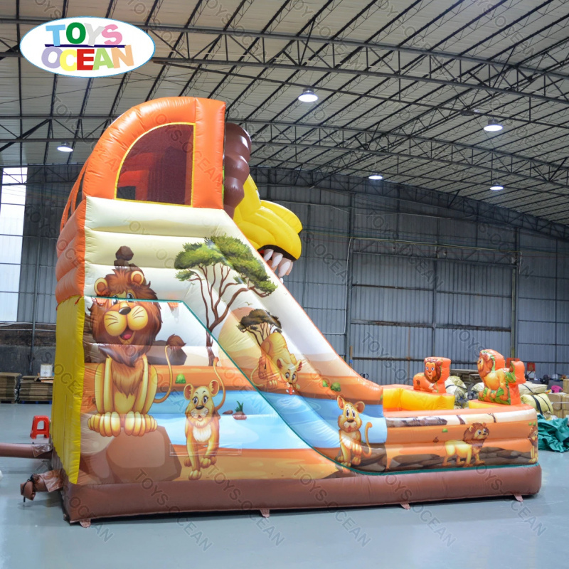 Perosotan Tiup Komersial Berku - Kids Outdoor Slide ulasan dan harga