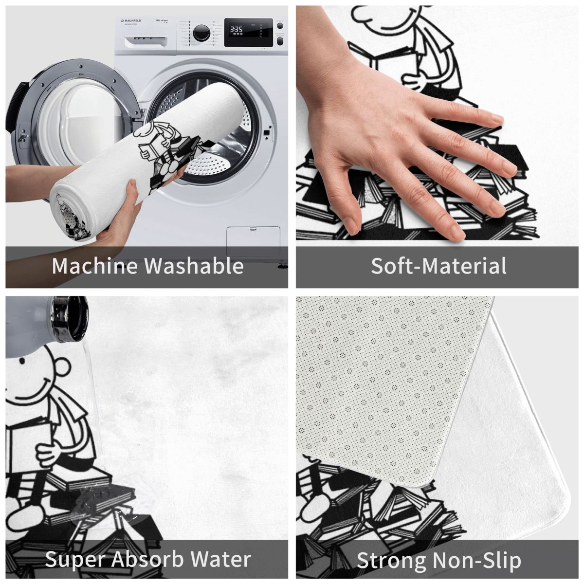 Diary Of A Wimpy Kid Keset Ant - Kids Outdoor Mat Waterproof ulasan dan harga