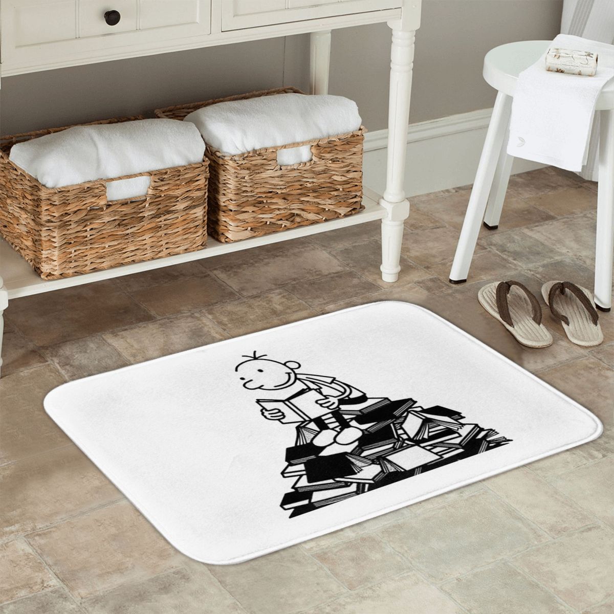 Diary Of A Wimpy Kid Keset Ant - Kids Outdoor Mat Waterproof ulasan dan harga