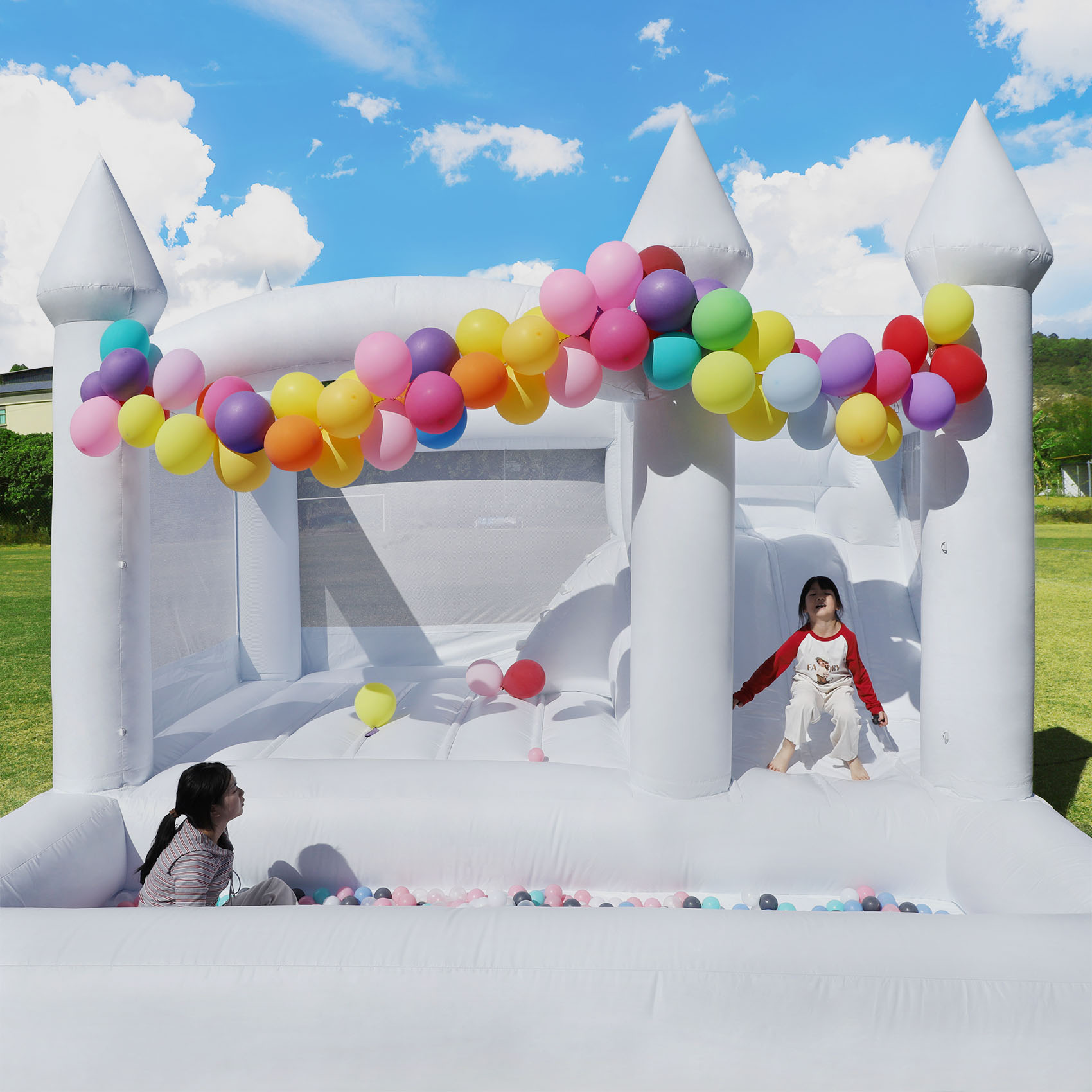 Istana Balon, Rumah Balon, Ist - Kids Outdoor Jumping ulasan dan harga