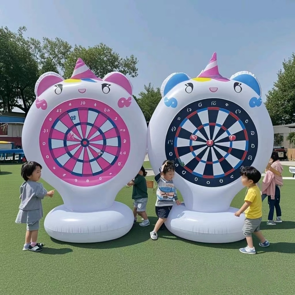 Permainan Lempar Unicorn Tiup  - Kids Outdoor Garden Toys ulasan dan harga
