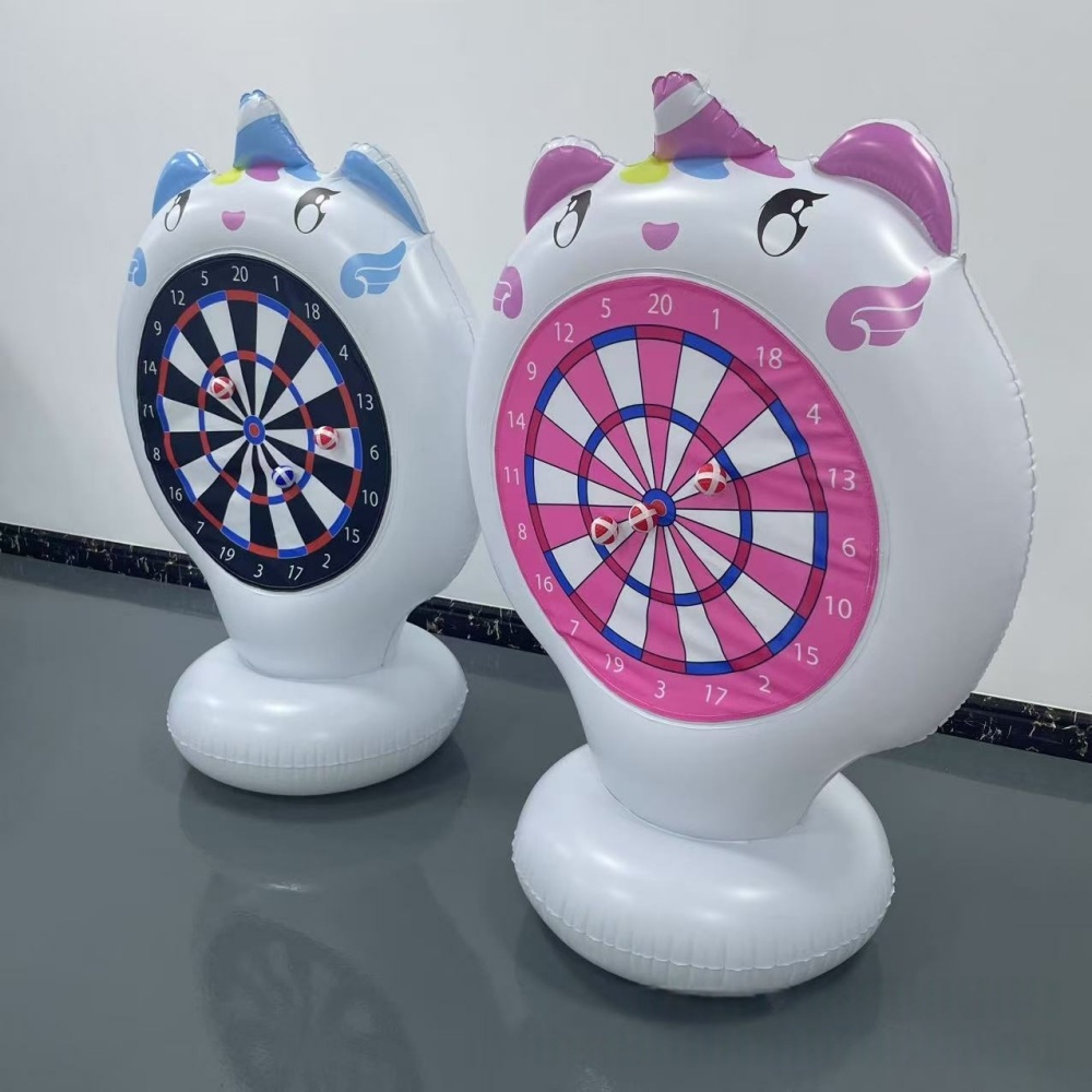 Permainan Lempar Unicorn Tiup  - Kids Outdoor Garden Toys ulasan dan harga
