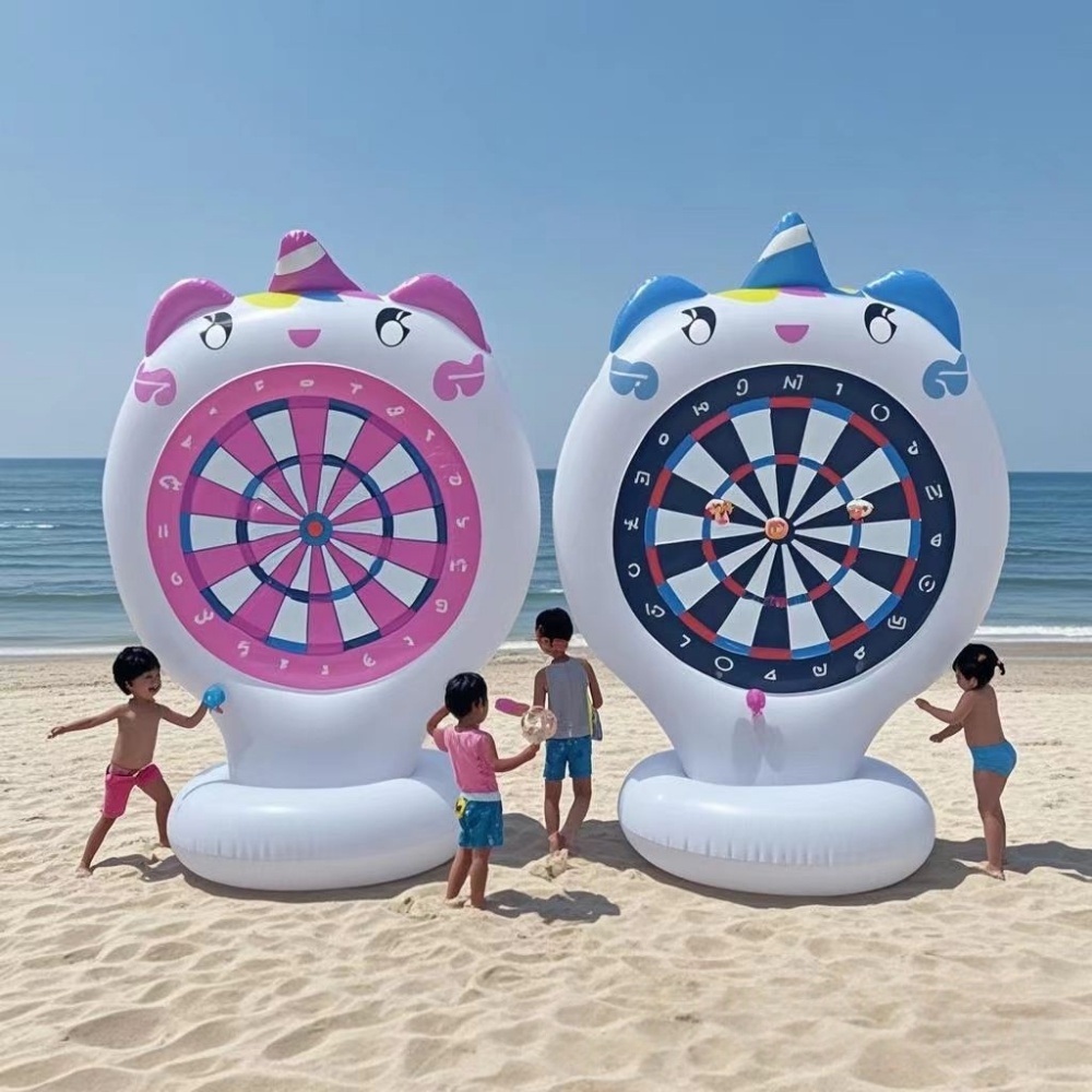 Permainan Lempar Unicorn Tiup  - Kids Outdoor Garden Toys ulasan dan harga