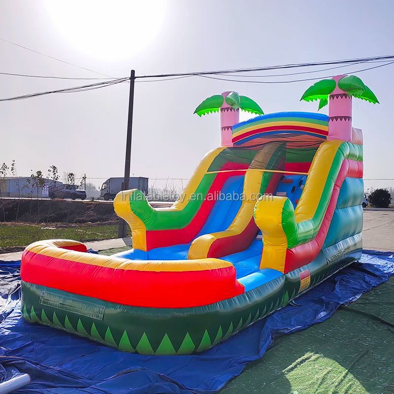 Perosotan Air Tiup PVC Komersi - Kids Outdoor Play Equipment ulasan dan harga